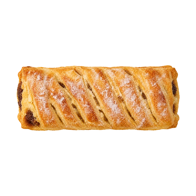 Greggs Sweet Mince Pie Roll, top view