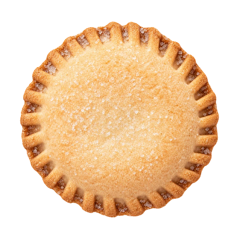 Abel & Cole Vegan Mince Pies (6 pack), top view