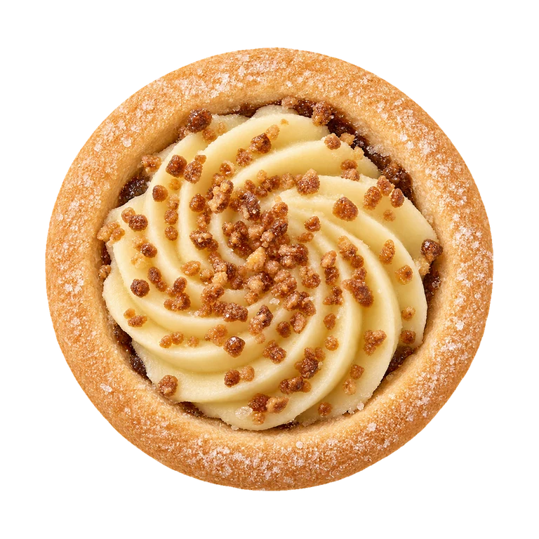 Baileys 4 Mince Pies, top view
