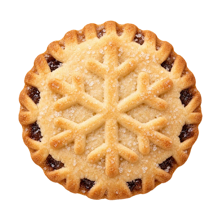 Sainsbury's Sainsbury's 9 x Mini All Butter Mince Pies, Taste the Difference 216g, top view