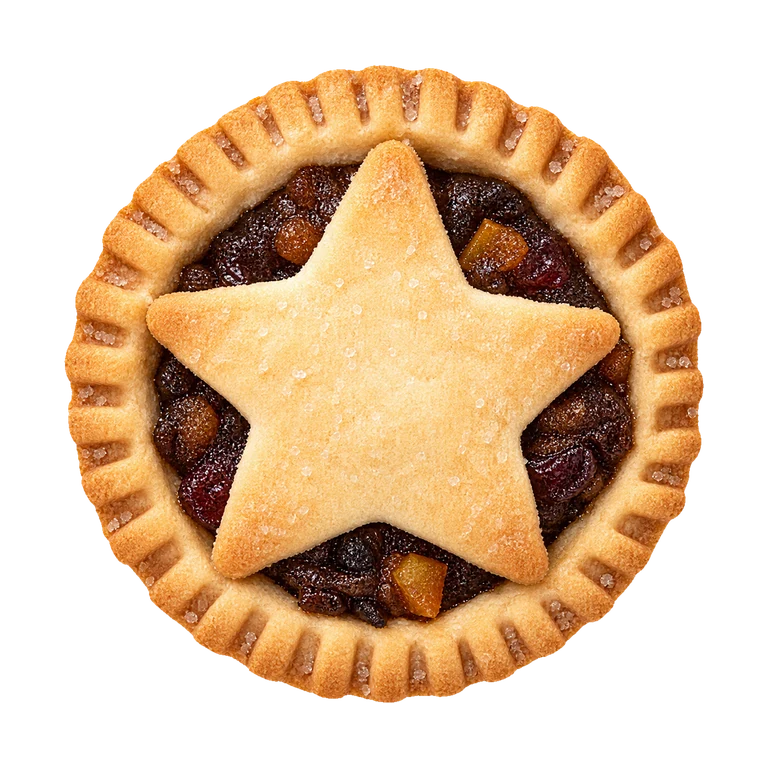 Abel & Cole Mince Pie Selection Pack (Pack of 6), top view