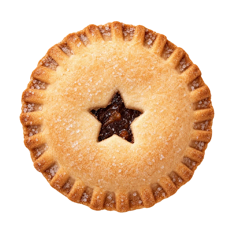 Reids Bakery Luxury Mince Pies - 6 Pack, top view