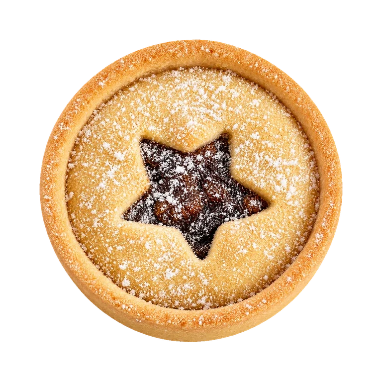 Costa Coffee All Butter Mince Pie (V), top view