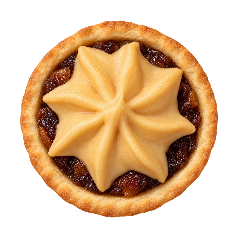 Asda Exceptional by ASDA 4 Irish Cream Liqueur Mince Pies, top view