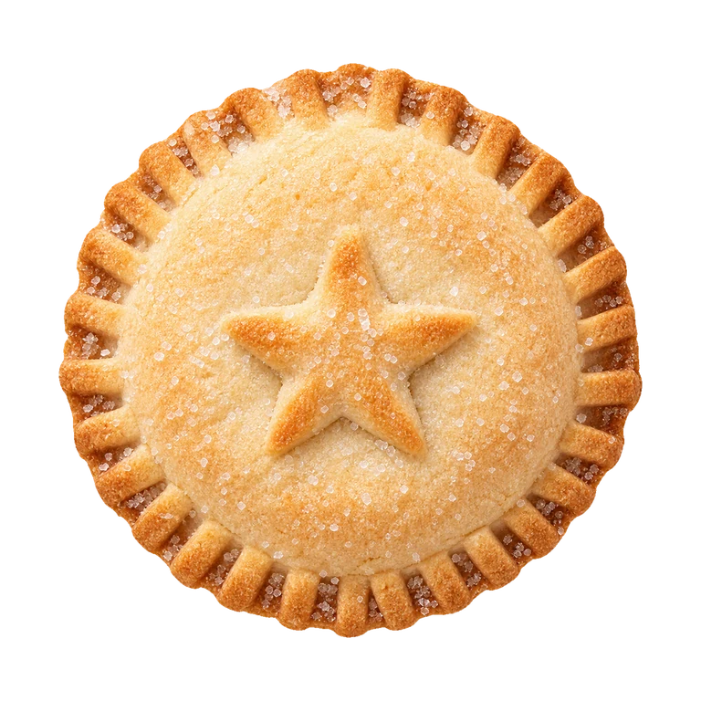 Asda Plant Based by ASDA Plant Based OMV! Merrily Vegan 6 Mince Pies, top view
