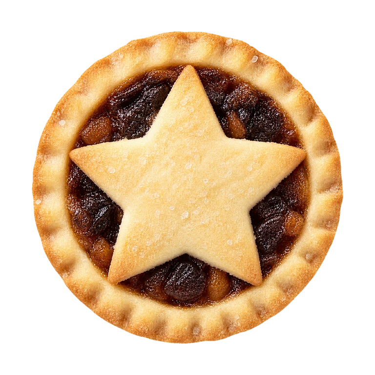 M&S M&S Made Without Wheat Gluten Free All Butter Mince Pies, top view