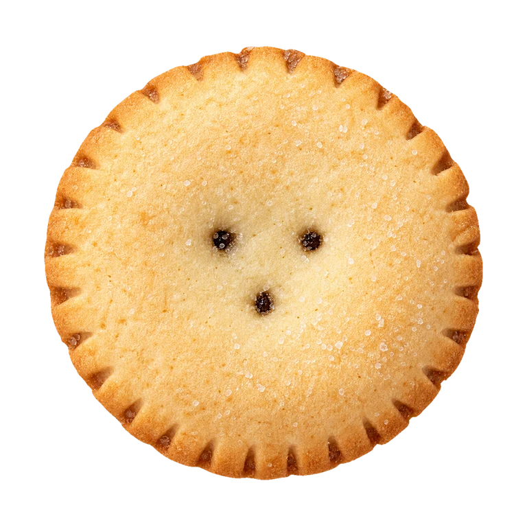 Walker's Shortbread Glenfiddich Whisky Mince Pies, top view