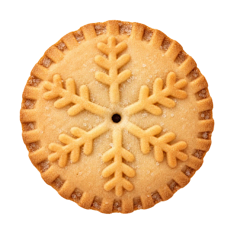 Walker's Shortbread Luxury Mince Pies, top view
