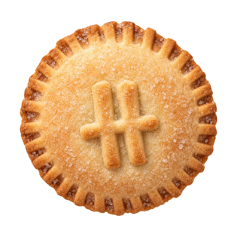 Harrods 6-Piece Classic Mince Pies (380g), top view