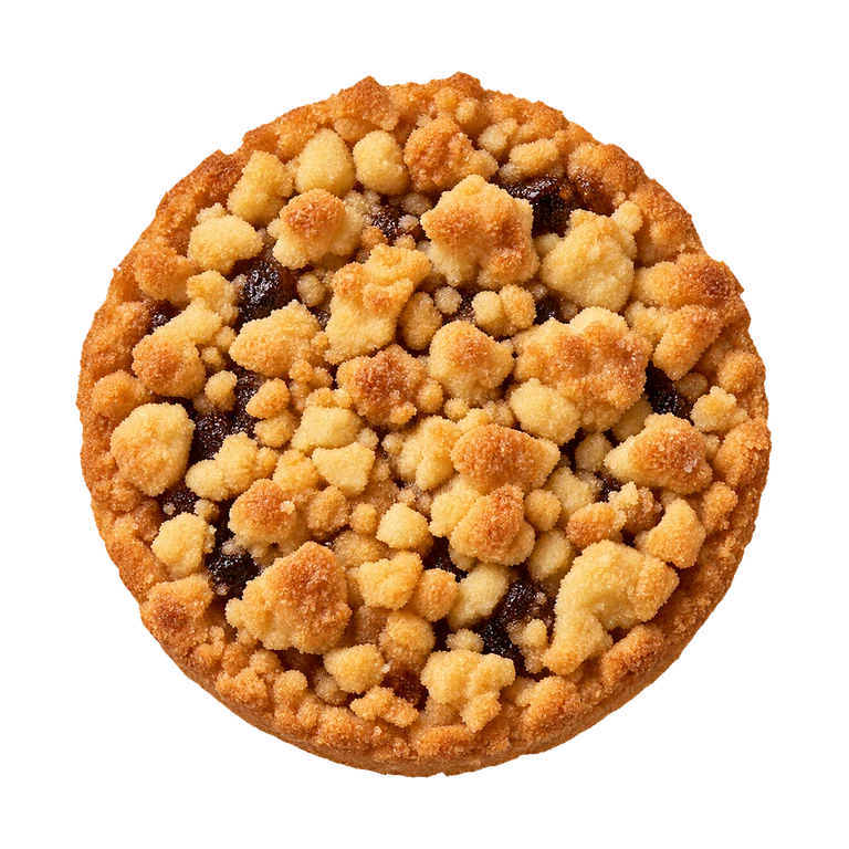 Morrisons Morrisons The Best Caramel Apple Crumble Mince Pies 4 Pack, top view