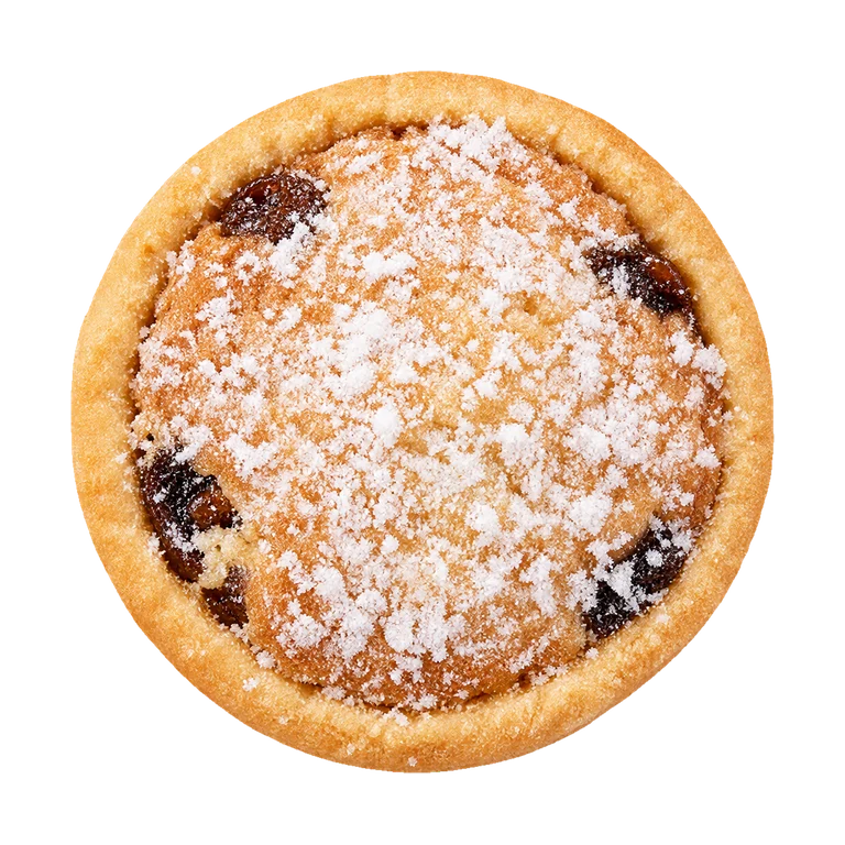 Seven Seeded Mini Frangipane Mince Pies (Pack of 12), top view