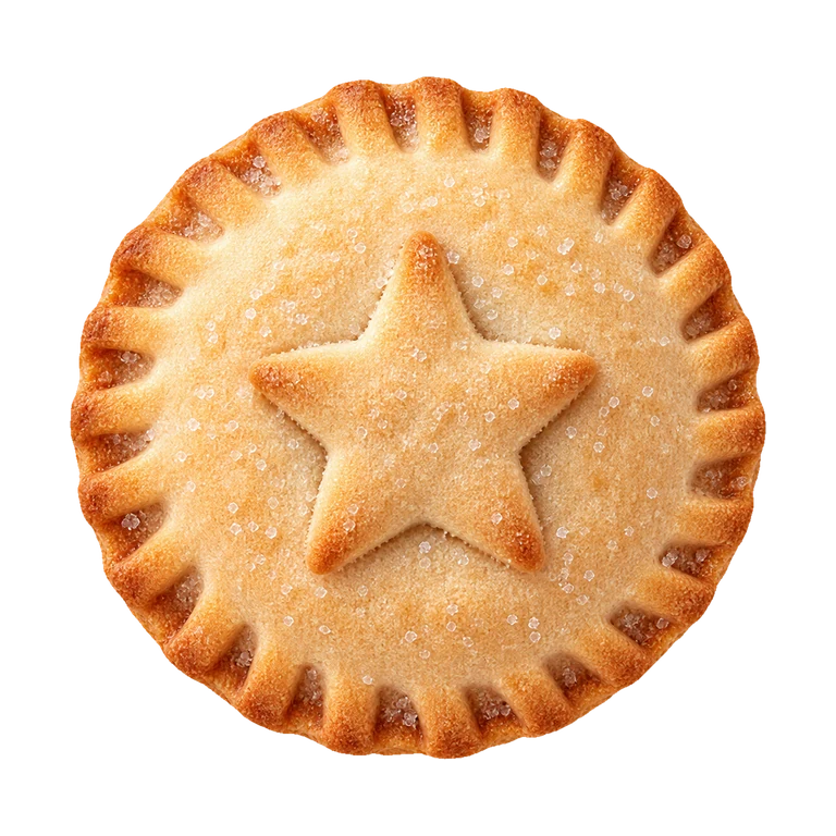 Asda The BAKERY at ASDA Joyous 6 Mince Pies, top view
