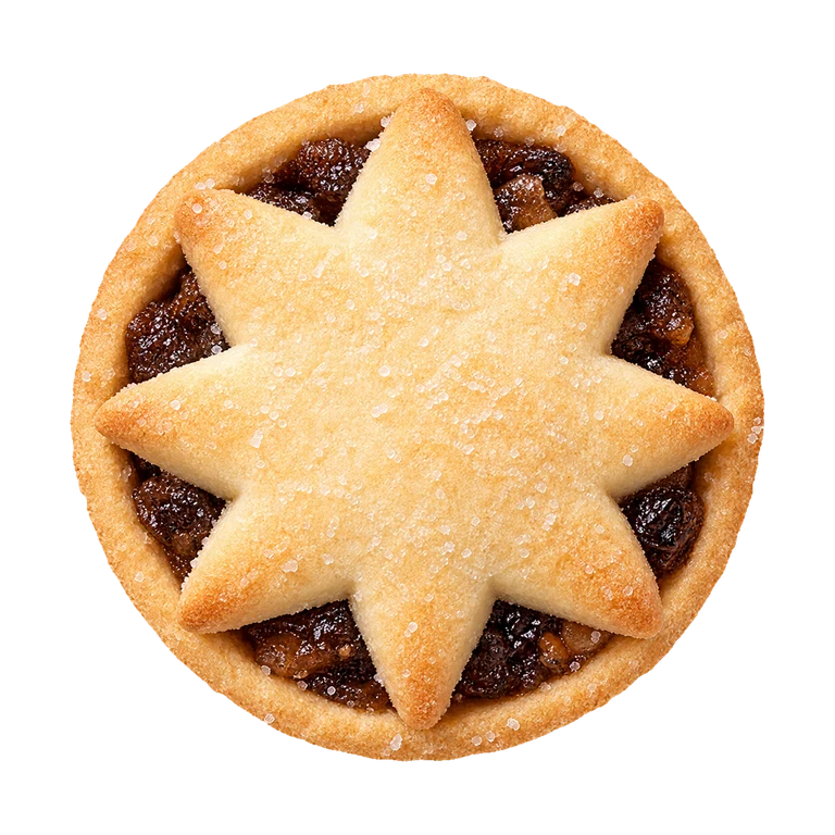 Fortnum & Mason Traditional Mini Mince Pies, 230g, top view