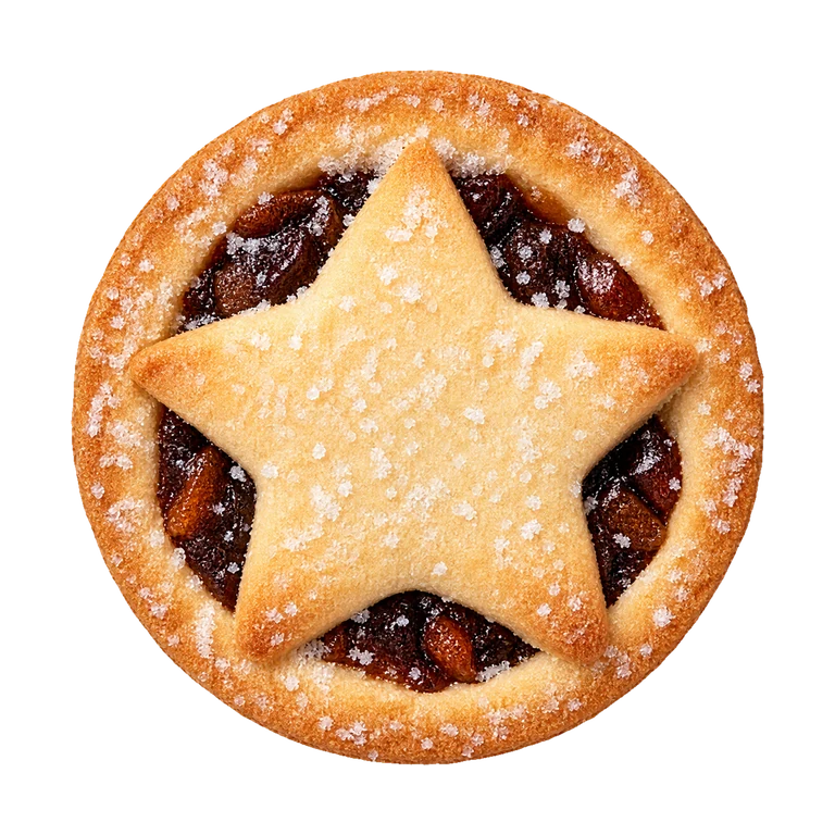 Asda Exceptional by ASDA 9 Luxury Mini Mince Pies, top view