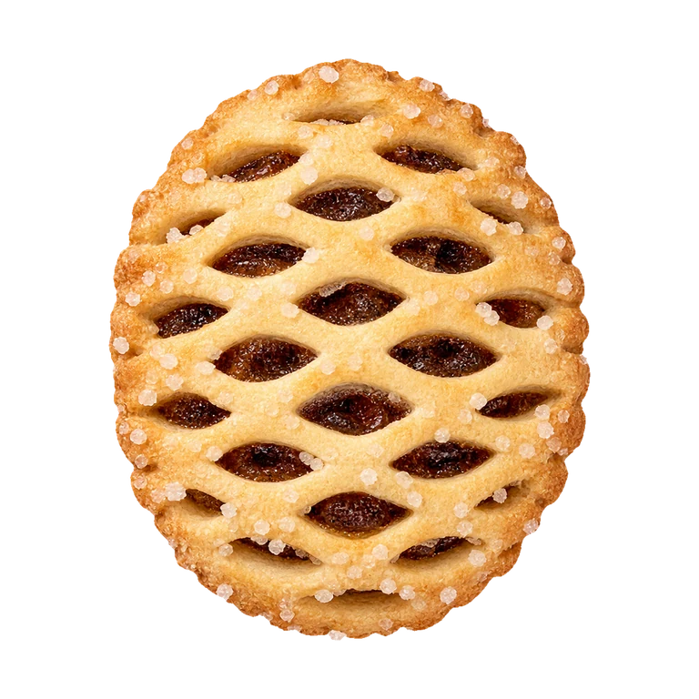 Tesco Tesco Lattice Top Puff Pastry Mince Pies 4 Pack, top view