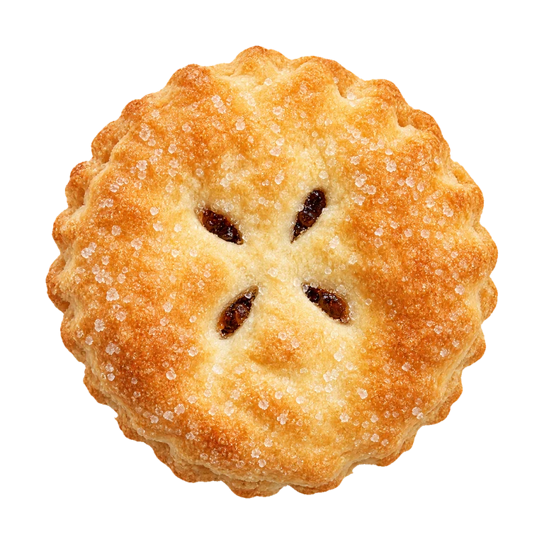 M&S M&S 6 Puff Pastry Mince Pies, top view