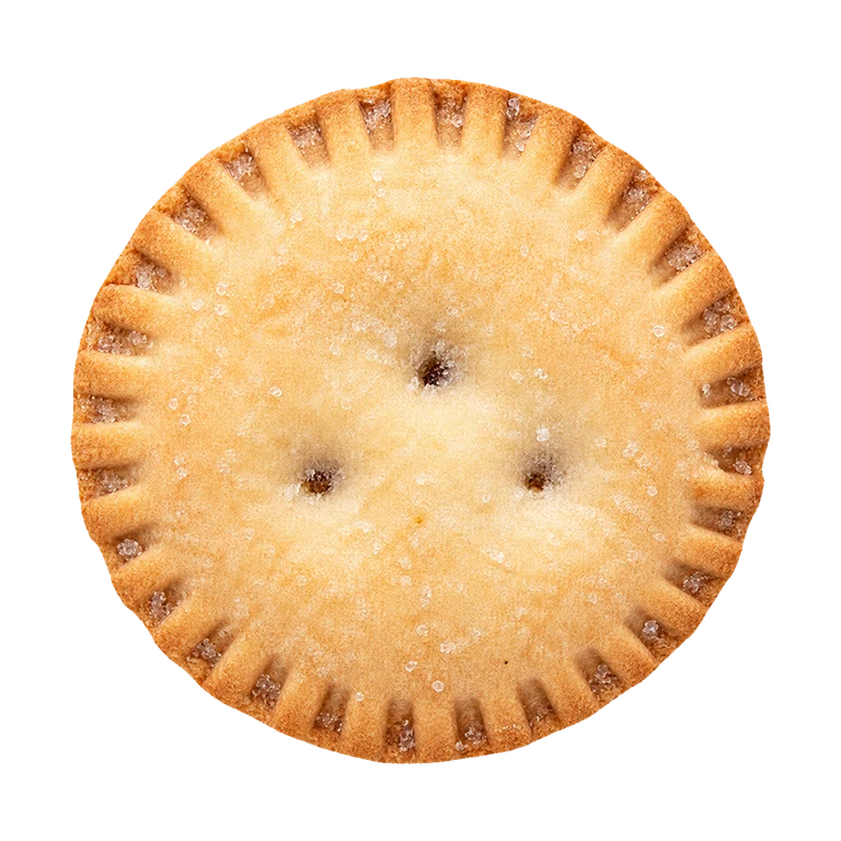 Cartwright & Butler Luxury Brandy Mince Pies | Gold Christmas Carton, top view