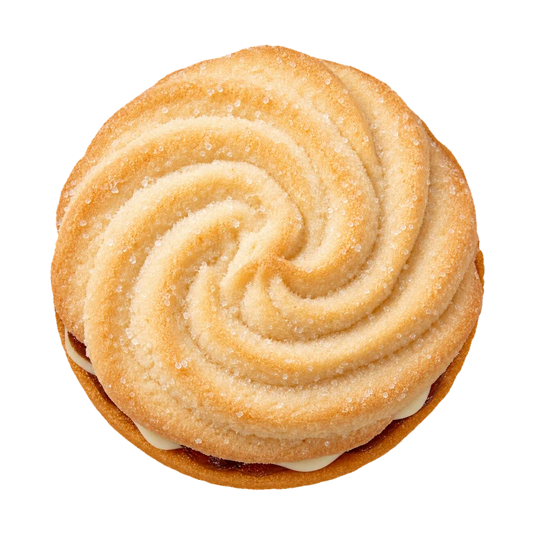 Mr Kipling Mince Pie Whirls, top view