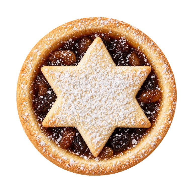 Bettys Classic Mince Pies (Box of 12), top view