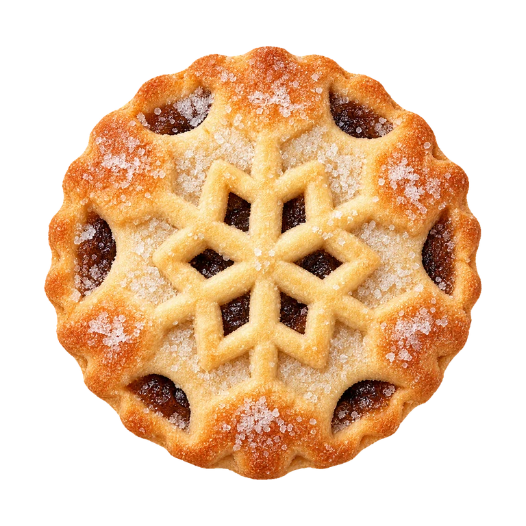 Tesco Tesco Finest 9 All Butter Pastry Mini Mince Pies, top view